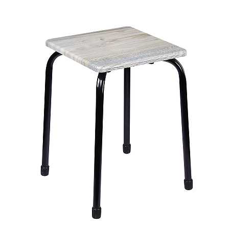 Табурет с жестким квадр.сидением, металл.опоры с dтруб 22мм "Комфорт 2" цвета:"микс" ТКМ2 "Ника" *5