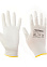 Перчатки рабочие полиэстер, с полиуретановым обливом, Белые, р-р 8(M) PR-PU051 "Fiberon" *12/120