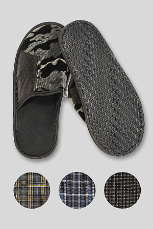 Тапочки домашние мужские (закрытые), арт. 008з  р. 40-45 *12/24