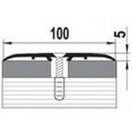 Порог-стык 100*900мм, 087 дуб беленый ПС 05 Лука *1/6/24