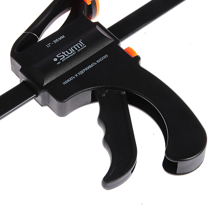 Струбцина пистолетная быстрозажимная 300*60мм STURM 1078-04-30   *1/6/36**