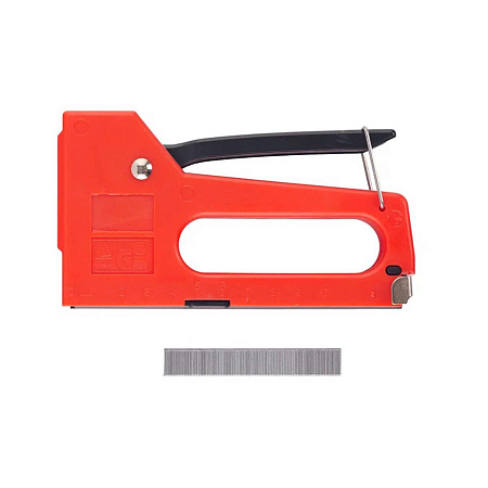 Степлер мебельный тип 53 скоба 4-8мм пластиковый арт.202030 KROFT *1