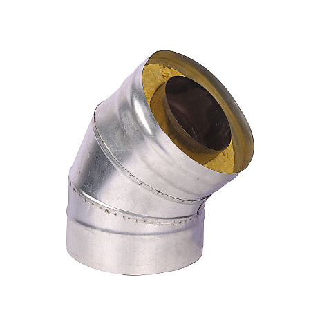 Отвод-сэндвич 135*, 120х200, нерж./оцинк., 0,5мм, 0,5мм по кон.  *1/6
