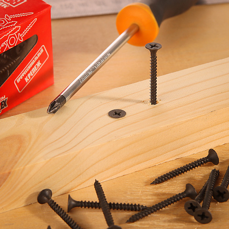 Саморезы по металлу BROZEX пакет 3,5*35 частая резьба (20шт) *10/100