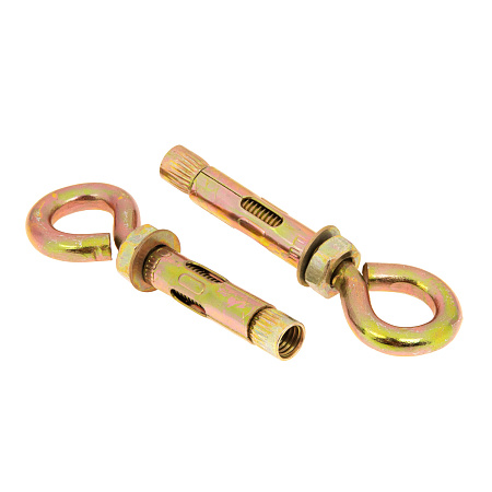 Анкерный болт 10х50 с кольцом М8 (2шт) пакет  BROZEX  *10/100