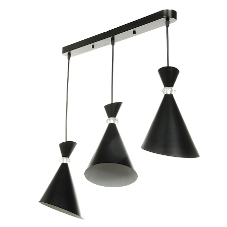 Люстра N3404/3H  3*40W E27 220V  (l-670;w-180;h-800) S=12м2   VERNER LIGHTING *1