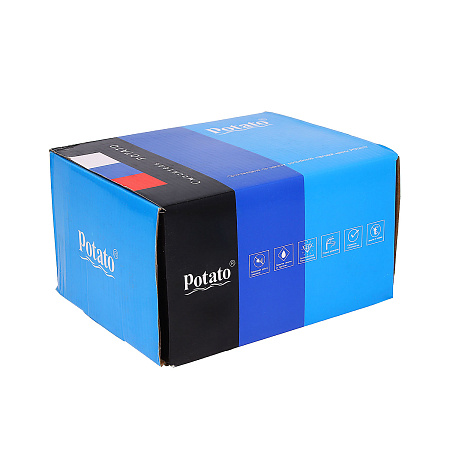 Смеситель д/душа "Potato" P2030-7 (белый) *1/10