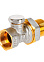 Клапан радиаторный запорный прямой 3/4"(Ø20) М/П CTM CARSVL34 *1/10