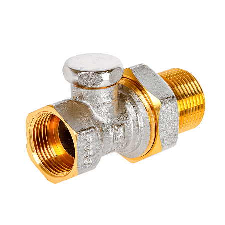 Клапан радиаторный запорный прямой 3/4"(Ø20) М/П CTM CARSVL34 *1/10