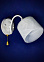 Бра N2058/1W WG E27 1*40Вт (190*280*130)  VERNER LIGHTING *1