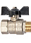 Кран шаровый 1/2" (Ø15) М/П ручка LD Pride 47.15. (аналогХЮ76) *1/17