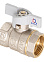 Кран шаровый 1" (Ø25) М/М бабочка СТМ (СТАНДАРТ) CWFFB001 (аналог ЗФ776) *1/10/60