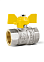 Кран шаровый 1/2" (Ø15) ГАЗОВЫЙ М/М бабочка GAZ LD Pride 47.15. (аналог ЖЗ48) *1/17