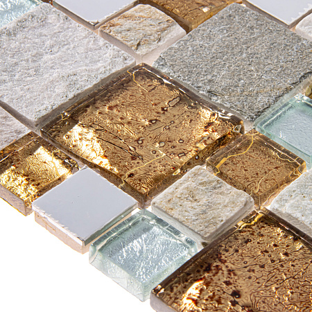 Мозаика LAT 65 (300*300*8мм) Glass/Stone (11 шт/уп) 1 кв.м/кор * 11