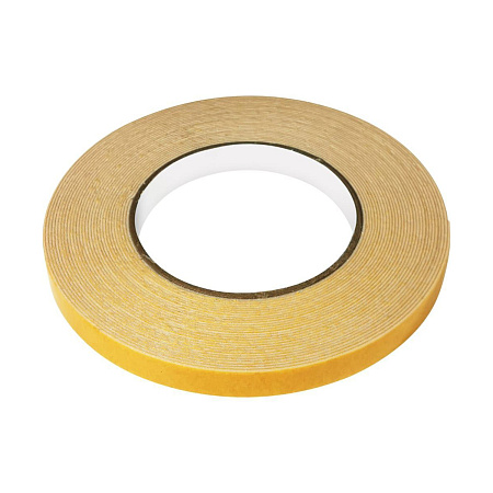 Лента клейкая двусторонняя вспененный ПЭ Сверхстойкая Белая 40мм х5м OP-40-R "ABRO" *1/1075