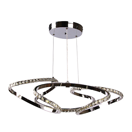 Люстра 8897/130W Chrome 500 мм 3 реж., пульт S=16м2  VERNER LIGHTING *1