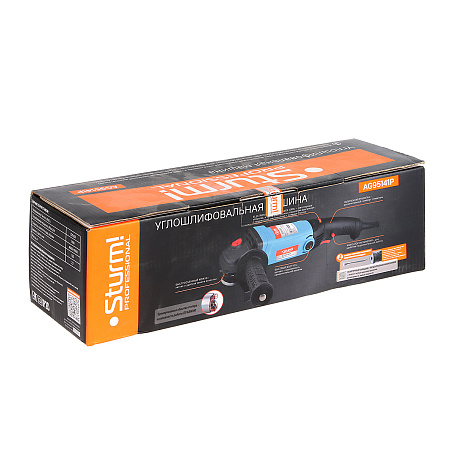 Шлифмашина угловая 125мм 1100Вт 4000-11000об/мин плавный пуск М14 AG95141P STURM *1/6