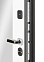 Дверь металлическая 9,5 см Брест ЗЕРКАЛО Белый матовый 860х2050 ПРАВАЯ ДВЕРНОЙ КОНТИНЕНТ *1
