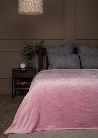 Плед 150*200см фланель w-плетёнка розовый TF FNC PI2 1520 Absolute *1