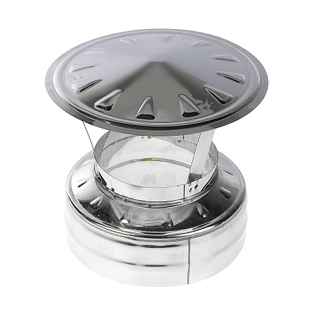 Оголовок 150х220 нерж./нерж., 0,5мм 0,5мм AISI 430 тип-2 *1