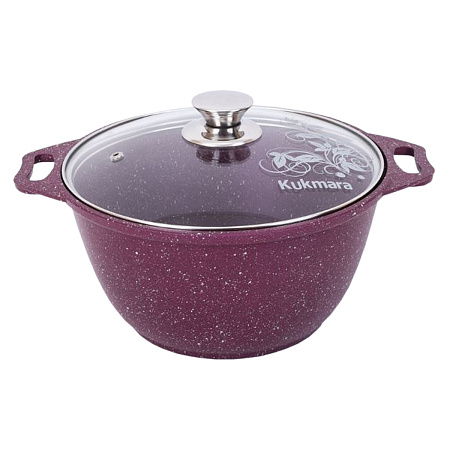 Кастрюля алюмин. антипригарная "Kukmara" "Trendy style" Mystery 3,0л Ст.кр. к31tsm *1/3