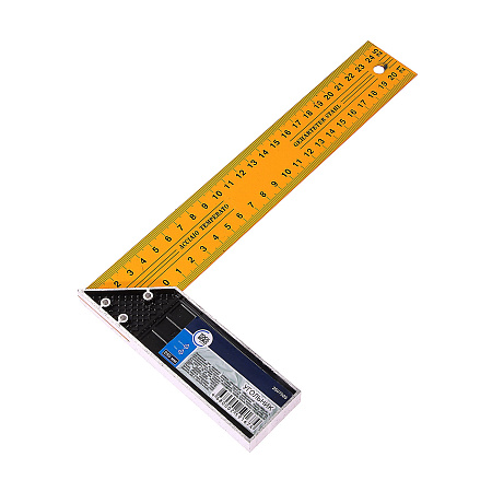 Угольник столярный стальной 250мм арт.2507025 T4P *1/12/60