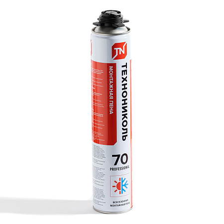 Пена монтажная профес. 1000мл/1025гр всесезонная -10С Технониколь 70 до 70л  *12/612