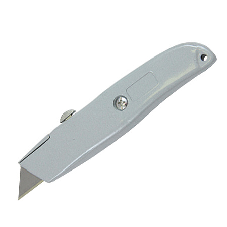 Нож строительный многофункциональный корпус металл автофиксация (2701009) T4P *1/12/144