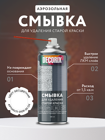 Смывка старой краски 520 мл DECORIX 1/12