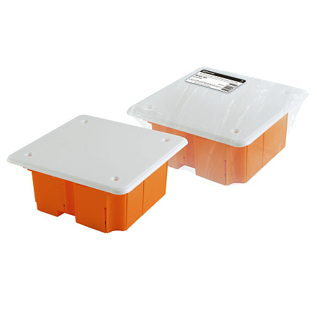 Коробка распаячная СП 92х92х40мм крышка IP20  TDM SQ1402-1001 инд. штр-код *1/126