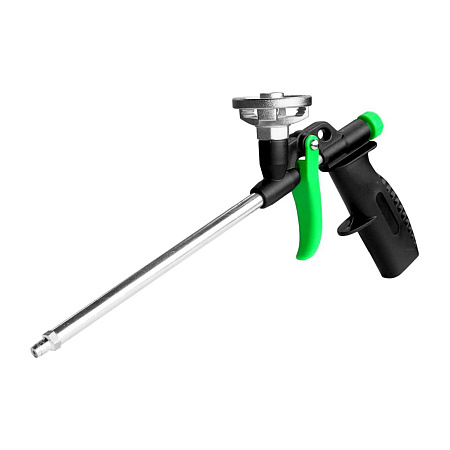 Пистолет для пены корпус цельнопластиковый адаптер металл. DIY-L (арт.590131) "Fomeron" *1/10/20