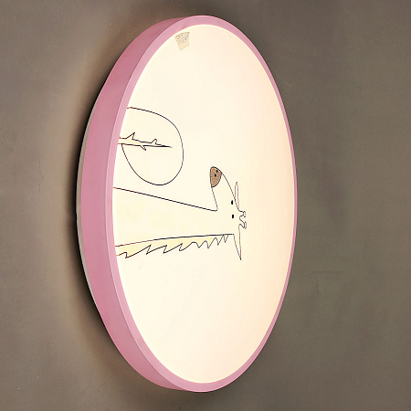 Светильник светодиодный акриловый 400мм 48W 6016Y/24W*2  3 реж., пульт  VERNER LIGHTING *1/10