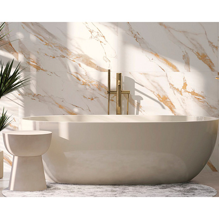 Керамогранит Calacatta Royal белый 600*1200*9,5 (0,72*2=1,44*30=43,2) GT120600103MR Глобал Тайл