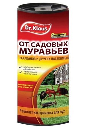 Гранулы от муравьев и других насекомых, банка Доктор Клаус 240г *24