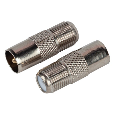 Переходник TV гнездо F - штекер TV  ЭРА SIMPLE Б0048289  *10/50