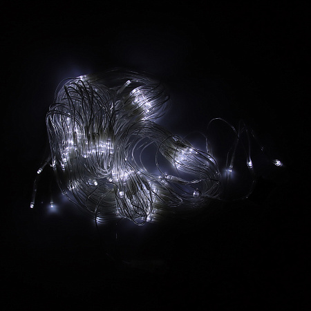 Гирлянда электр. "Сеть"24V VEGAS 1,2х1м 144холод  LED (нужен блок ЕД711) 55031 *1/4