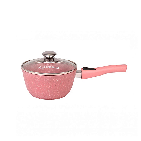 Кастрюля алюм. литая а/приг. Kukmara "Trendy style" Rose 1,5л съмн.Руч. Ст.кр.с нос к0156tsr *1/3