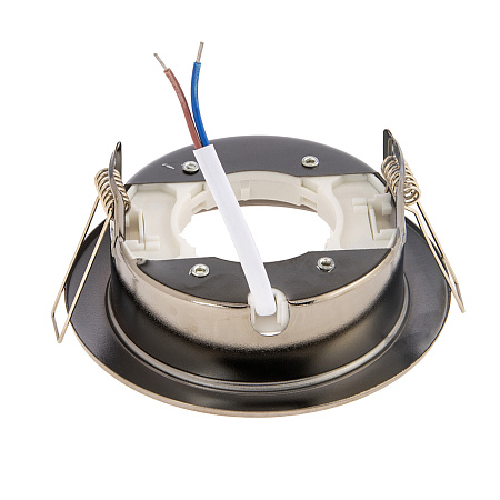 Светильник встраиваемый GX53 H4-GL Ecola без рефлектора глубокий Черный хром FB53GLECB *10/50