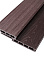 Доска террасная МПК 140х25х3000мм текстура вельвет+тиснение под дерево ШОКОЛАД *3/126