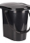 Ведро пластм."туалет" 17л "Эконом" темное М6355 (ЗПИ "Альтернатива") *5/10
