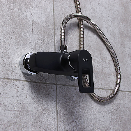 Смеситель д/душа "Potato" P2030-6 (черный) *1/10