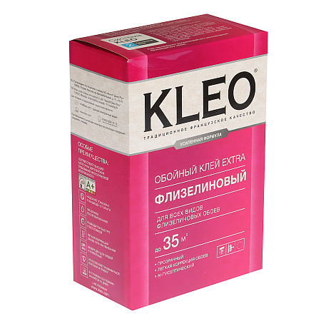 Клей для обоев флизелиновый 290г EXTRA 35 +20%   KLEO  42м2  *1/20/1200