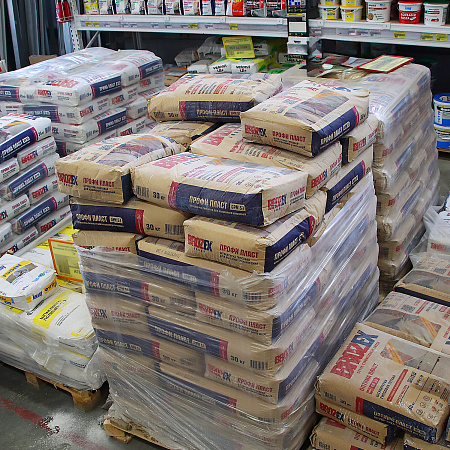 Штукатурка гипсовая GPM 51 Профи Пласт 30 кг для машинного нанесения BROZEX *1/40