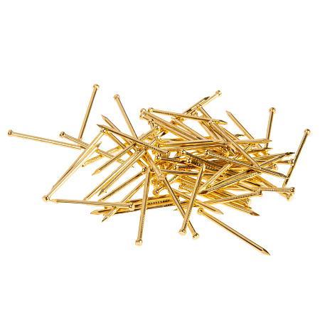 Гвозди финишные 1,4*25 100гр латунь BROZEX *10