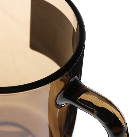 Кружка стекло 250мл "Marli Eclipse" Прозрачно-коричневый H9184 "Luminarc" *6