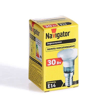 Лампа накаливания 30W Е14 рефлектор R39 Navigator 94318 *10/100