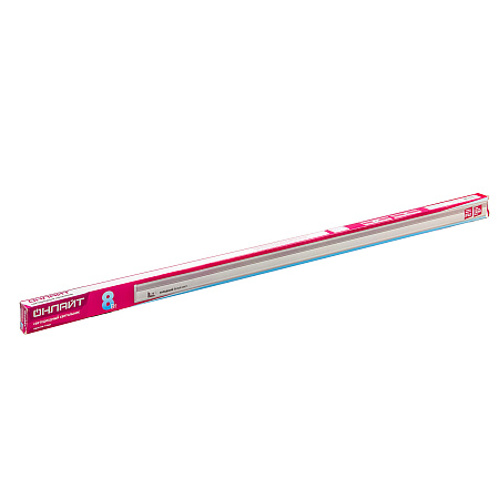 Светильник светодиодный линейный 8W 4,0К 720лмВыкл571х22х36 ОНЛАЙТ OLF-P1-8-4K-LED 61187*1/30