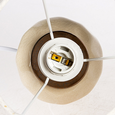 Лампа настольная 16004-0.7-01J1 Е14 40Вт (керамика+абажур) *1/36