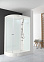 Кабина душевая120*80*218 Delight128R поддон низкий стекло матовое, б/эл, ст.белые DOMANI-Spa