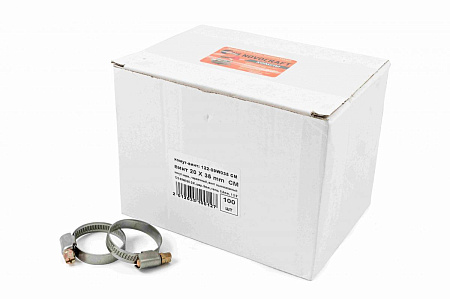 Хомут CRAFTMATE 20-35мм нерж., 1 2/5"   *100/1200